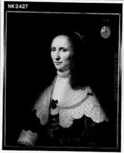 Jonkvrouwe Cornelia Teding van Berkhout (1614-1680). Echtgenote van Maerten Harpertsz Tromp Jonkvrouwe Cornelia Teding van Berkhout (1614-1680). Echtgenote van Maerten Harpertsz Tromp