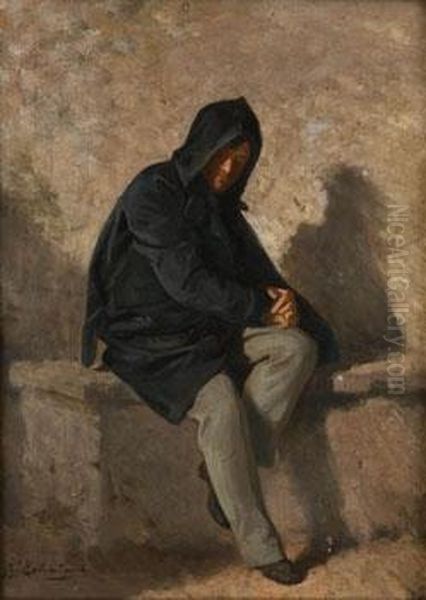 Uomo Con Mantello - view 1