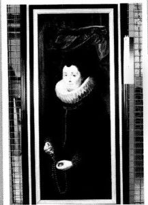 Portret Adriana Perez, echtgenote van Nicolaas Rockox by (studio of) Rubens, Peter Paul
