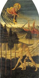 espulsione dal paradiso terrestre by Domenico Di Michelino