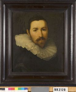 Portrait of a man by Cornelis van Haarlem
