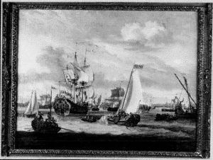 The Frigate's Maiden Voyage by Abraham Storck