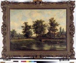 Landschap met boerderij