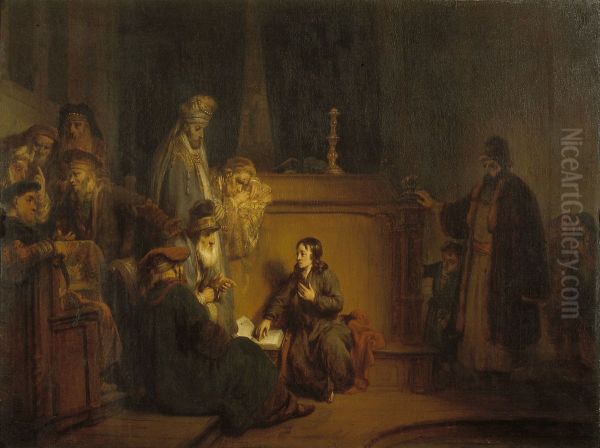 Jesus in the temple - view 1