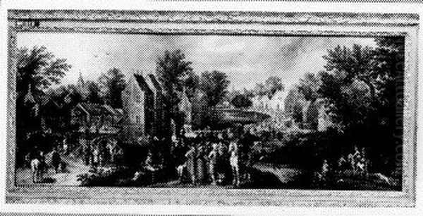 Village fete with Procession - view 1