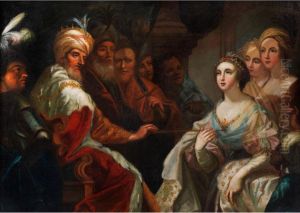Esther Vor Konig Ahasveros by Andrea Celesti