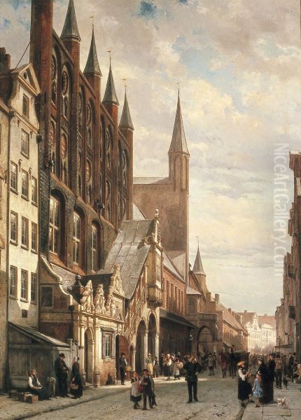 Raadhuis te Lubeck - view 1