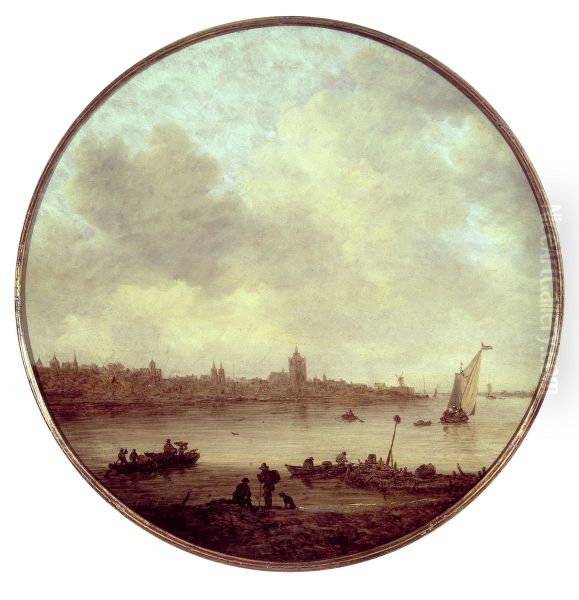 Gezicht op Arnhem vanuit het zuidwesten - view 1
