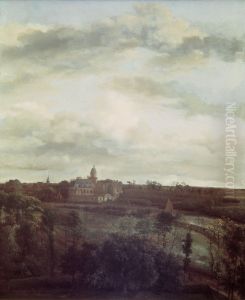 Gezicht op kasteel Nijenrode aan de Vecht