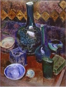 Nature morte bleue by Robert Delaunay
