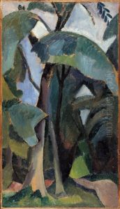 Saint-Cloud, etude de paysage