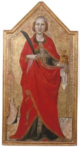 Die hl. Ottilie als Stifterin (hl. Magdalena) by Jacopo Del Casentino