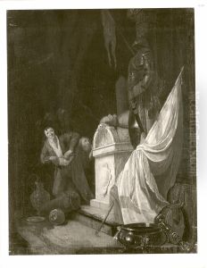 The desecration of a tomb by Willem De Poorter