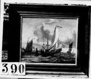 Hollandische Segelschiffe by Abraham Storck