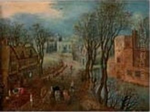 Landschap, de maand maart symboliserend by Hermann Goring Collection