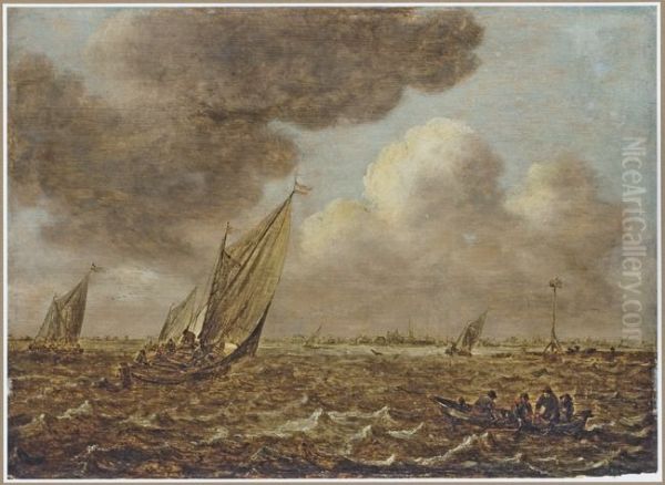 Shipping in stormy weather, 1650 or later - view 1
