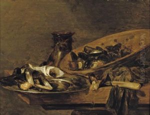 Stillleben mit Muscheln by Abraham Van Beijeren