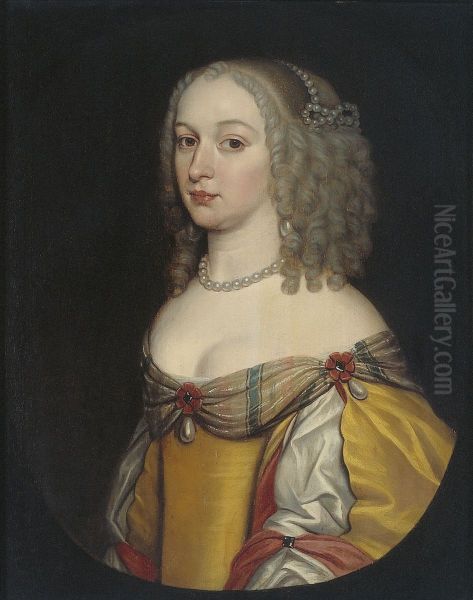 Portret van een vrouw, mogelijk Amalia Margaretha van Brederode (1626/27-1663/65) - view 1