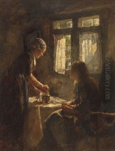 Interieur van een boerderij