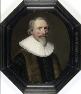Portrait of Jacob Cats (1577-1660) by Michiel Jansz. van Mierevelt
