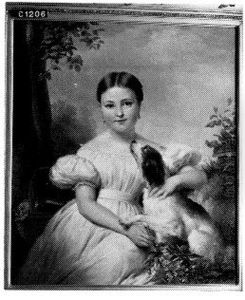 Jacqueline Adrienne Henriette Hoffmann (1827-1889), echtgenote van Otto baron van Wassenaer, heer van de beide Katwijken en 't Zandt by Jan Adam Kruseman