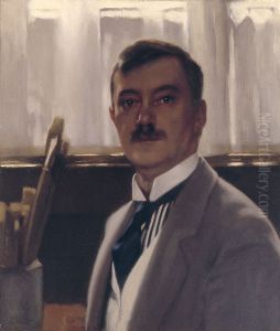 Zelfportret en face by Willem Witsen