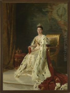 Portrait of Queen Wilhelmina (1880-1962)