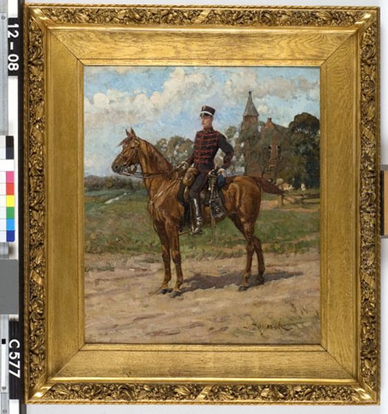 Ruiter portret van Jonkheer Albert Simon Liza van Tets (1851-1936) - view 1