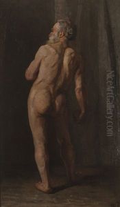 Standing male nude Standing male nude