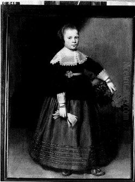 Portrait of an 8-year-old girl, possibly from the Beaumont family - view 1