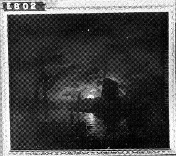 Landschap bij maanlicht - view 1