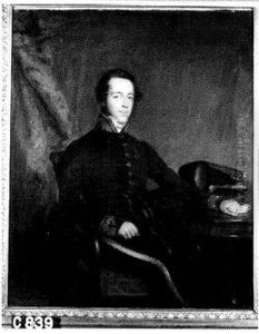 Portrait of Louis van Schuylenburch (1808-1880) by Jan Baptist Van Der Hulst
