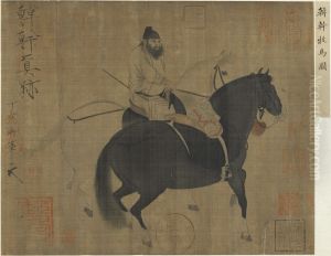 Man Herding Horses