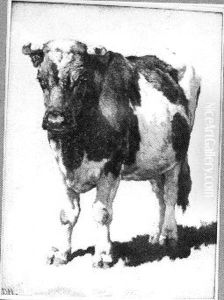 Bull by Johannes-Hubertus-Leonardus de Haas
