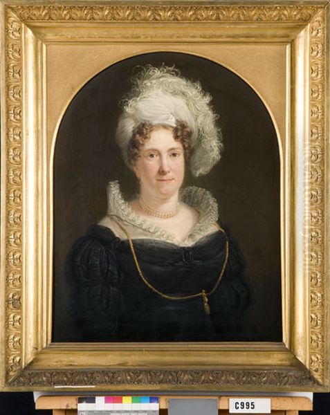 Portret van een vrouw, mogelijk Hendrika Wilhelmina Duverge - view 1