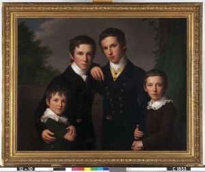 Vier leden van de familie Sillem: Carl (1802-1876), Wilhelm (1804-1885), Ernst (1807-1861), Adolph Hieronymus(1811-1884)