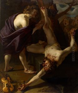 Apollo Flaying Marsyas by Dirck Van Baburen