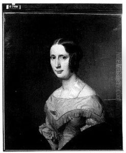 Woltera Elisabeth Kock (1810-1841). Echtgenote van Rijk van Rees by Johan Heinrich Neuman