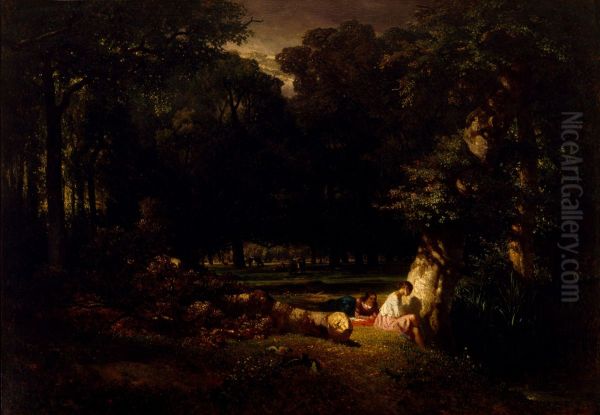 The Bathers (Clearing in the Forest) - view 1