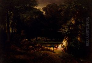 The Bathers (Clearing in the Forest) by Constant Troyon