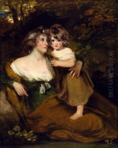 The Countess of Darnley and her Daughter, Lady Elizabeth Bligh by John Hoppner