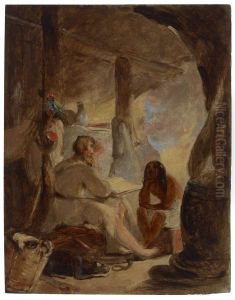 Robinson Crusoe and Friday in the Cave Robinson Crusoe and Friday in the Cave