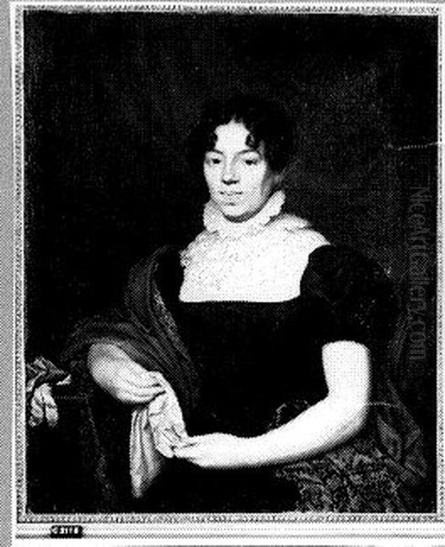 Portrait of Heyltje Stroek (1780-1864), vrouw van David Boelen Schuurman (1770-1844) - view 1