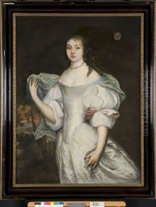 Anna Maria Graswinckel (1646-1725), wife of Jan de Veer by Jan de Baen