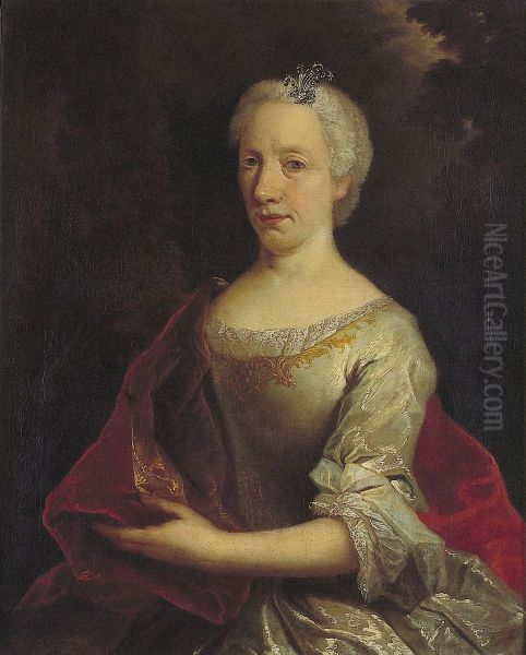 Portrait of Helena Gillerdon (1675-1737), echtgenote van Arend Thomee - view 1