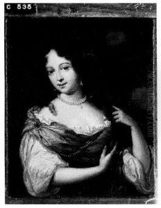 Francoise Fagel (1658-1733), echtgenote van Diederik de Ruet by Reinier De La Haye