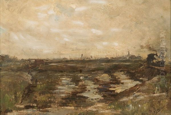 Het graven van de Waalhaven bij Rotterdam - view 1