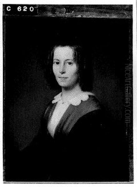 Portrait of Louisa Johanna van Hoorn (1796-1878) , vrouw van jnkhr. Johan Cornelis de Mauregnault (1793-1877) - view 1