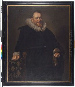 Portrait of Nicholaes Woutersz. van der Meer (1575-1638) by Frans Hals