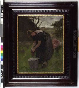 Boerenvrouw aan het werk (Ewijkshoeve)